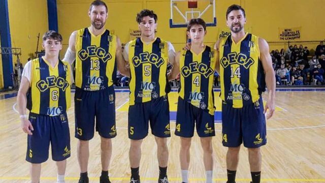 Andrés Nocioni con Ceci Gálvez