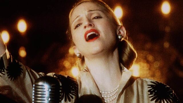 Madonna como Evita.