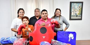 La Municipalidad de Santa María respalda al boxeo local.