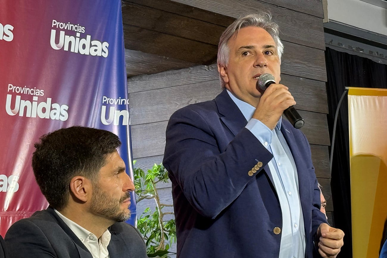 Provincias Unidas se presenta en Río Cuarto con fuertes críticas a Milei y también al kirchnerismo. (Tomy Fragueiro / La Voz)