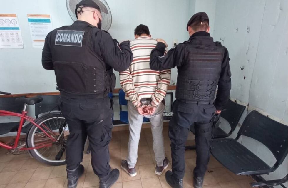 Detuvieron a un menor cuando iba con elementos robados