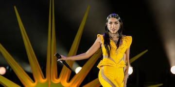 María Becerra en River