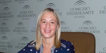 La concejal azuleña de Juntos por el Cambio, Paola Ficca