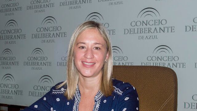 La concejal azuleña de Juntos por el Cambio, Paola Ficca