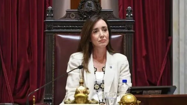 La vicepresidente de la Nación, Victoria Villarruel.