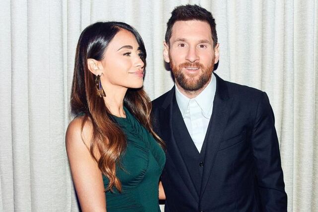 Antonela Roccuzzo y Lionel Messi