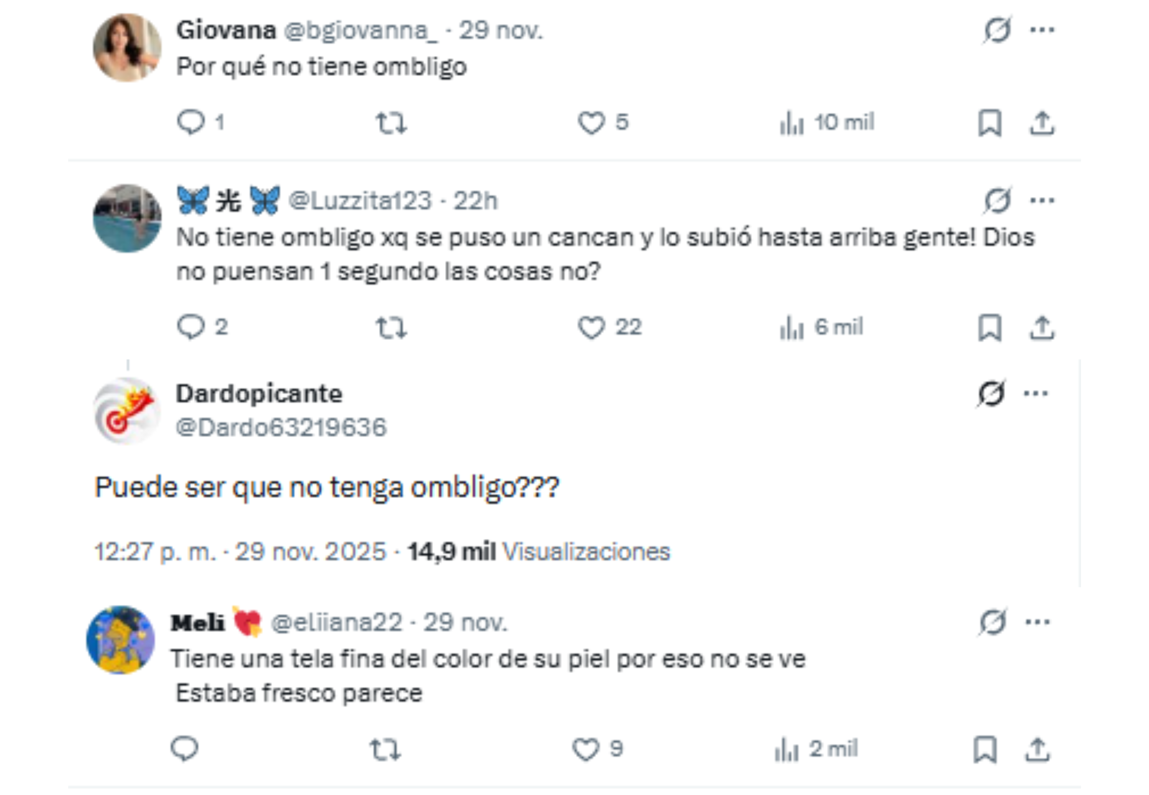 El revuelo en redes.