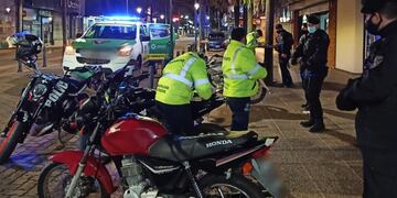 Policía de Misiones junto a la Agencia Nacional de Transito.