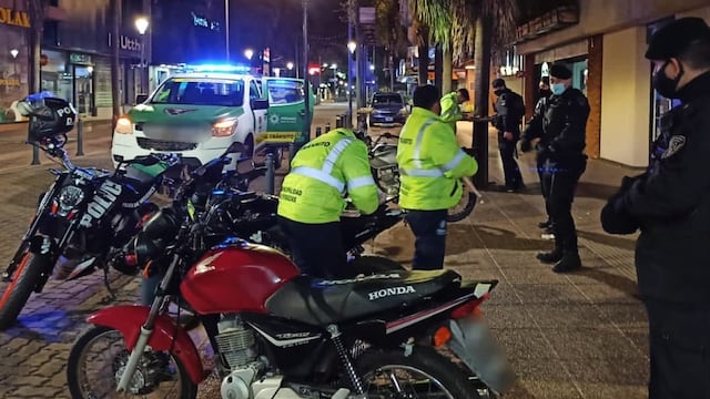 Policía de Misiones junto a la Agencia Nacional de Transito.