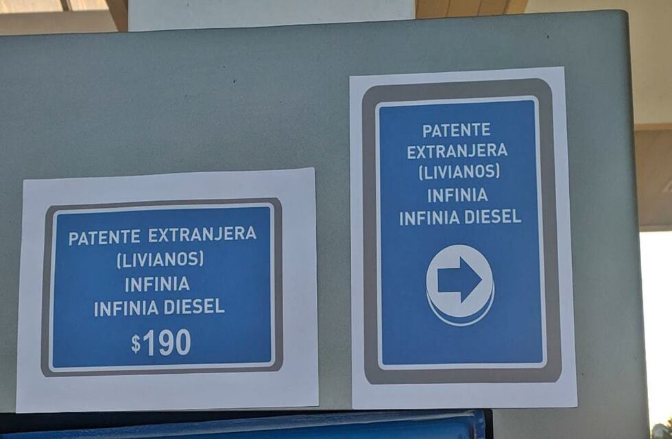 Combustibles: comenzaron a cobrar un precio diferenciado a vehículos con patente extranjera en Concorida