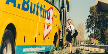 Empresa Buttini. Habrá más frecuencias a Los Reyunos por el fin de semana largo.