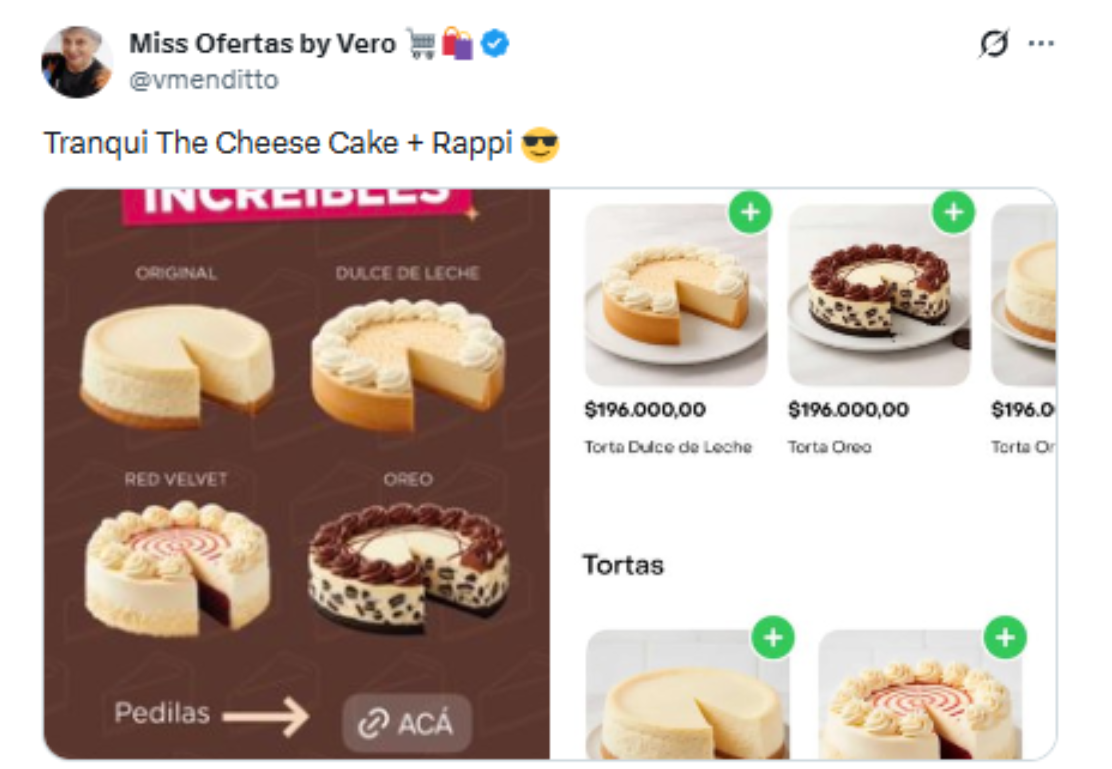 Los precios se volvieron virales en las redes sociales.