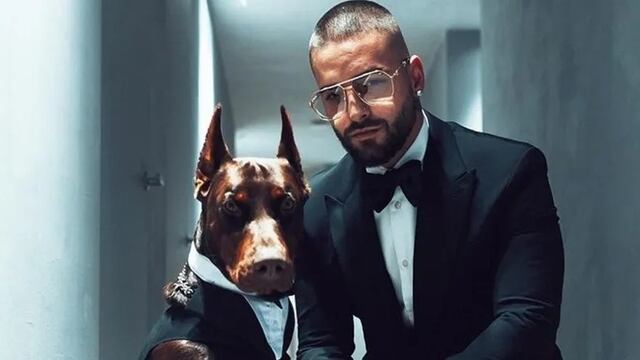 Maluma y su perro