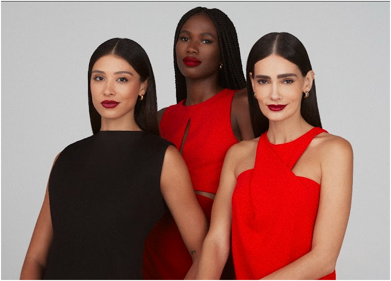 Este tono de rojo se adapta a todos los tonos de piel.