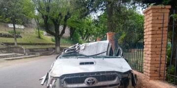 Accidente vial en San Luis