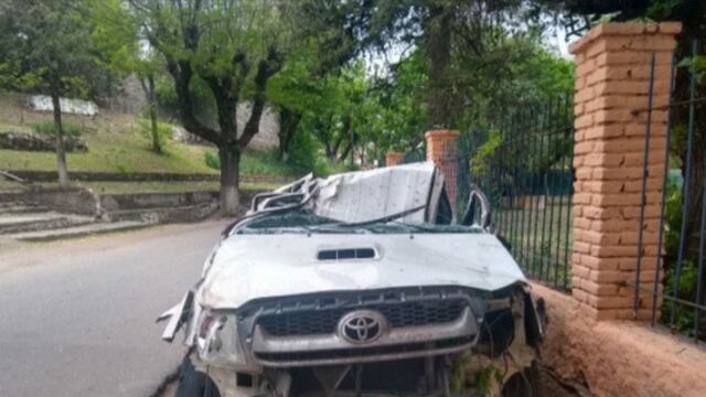 Accidente vial en San Luis