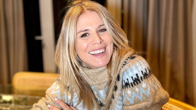 Flavia Palmiero subió la temperatura en redes.