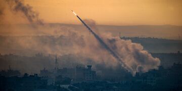 La guerra entre Israel y Palestina.