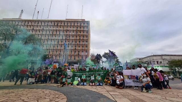 En Chaco, organizaciones feministas piden que se apruebe el proyecto IVE.