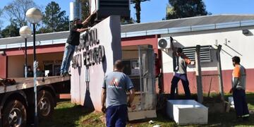 El Hospital Nivel I de San Pedro recibió un nuevo generador eléctrico. Foto: Carina Martínez