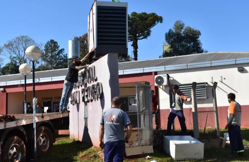 El Hospital Nivel I de San Pedro recibió un nuevo generador eléctrico