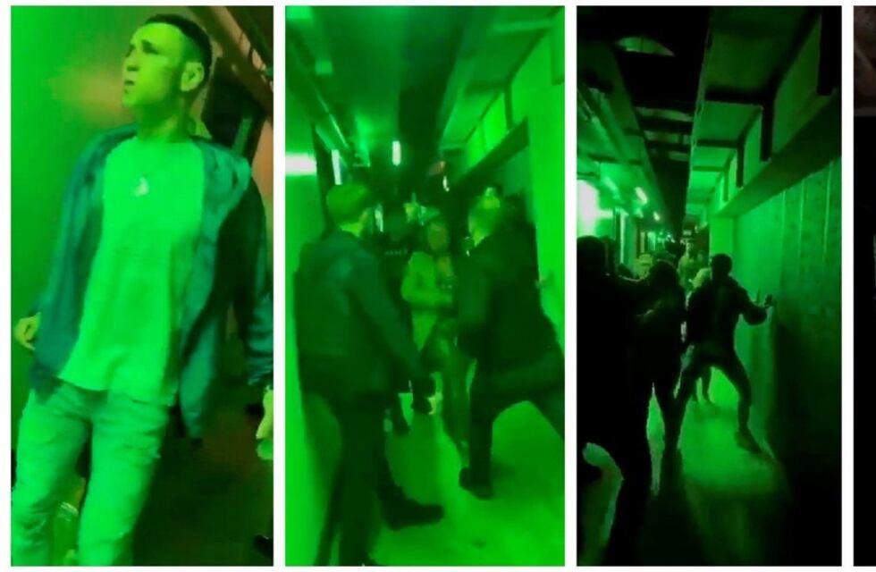 Insólito video: un grupo de hinchas le pegaron a la mamá de un jugador del Manchester City