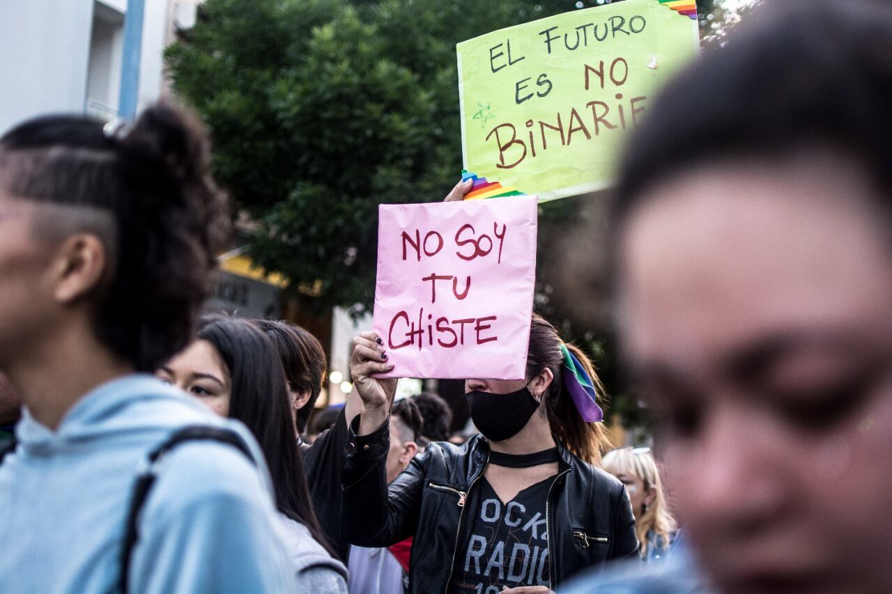 Marcha del Orgullo en Rafaela (Gentileza: Trinidad Bussolaro)