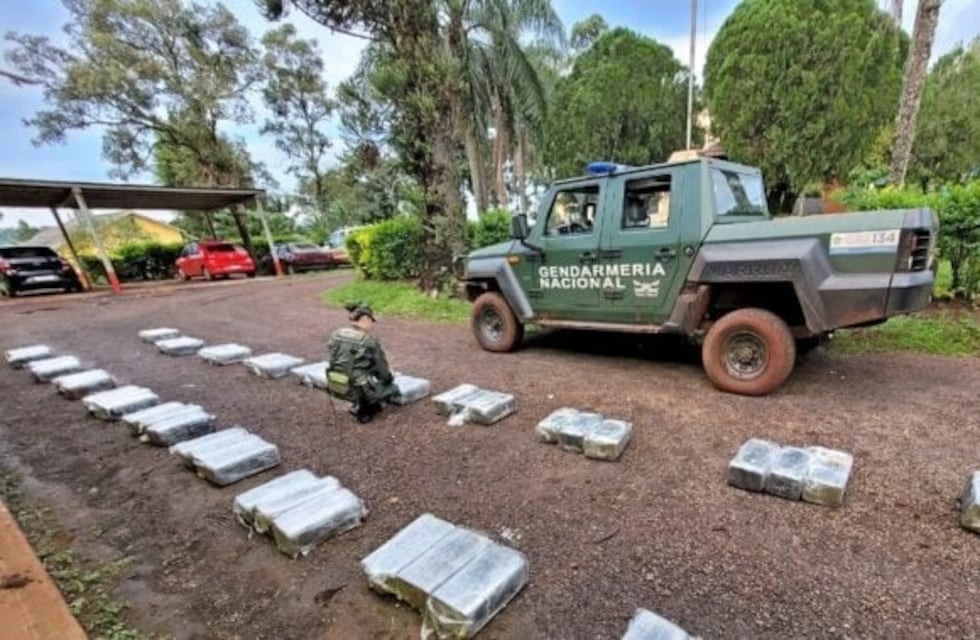 Gendarmería decomisa casi 280 kilogramos de marihuana en un operativo antidrogas en Puerto Rico