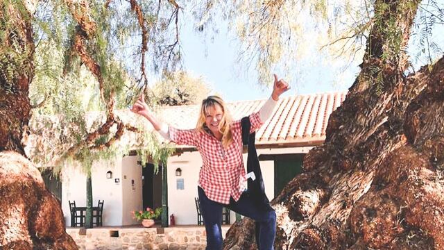 La actriz disfrutó de unos días primaverales en el destino turístico de Salta.