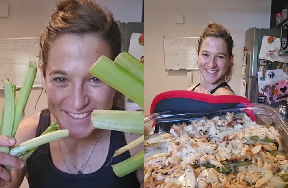 Pencas de acelga, pollo y queso: el pastel “reciclado” de la “Peque” Pareto