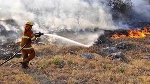 Hay alerta por incendios en Córdoba.
