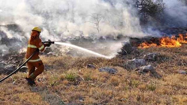 Villa María tuvo el primer incendio, en un anticipo de un invierno que se avizora complicado en la materia.