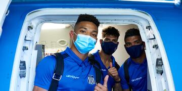 La legión extranjera de la T, con los colombianos Valoyes y Rafa Pérez, y al medio el ecuatoriano Hincapié.