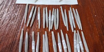 Los cigarrillos de marihuana secuestrados a un menor de edad