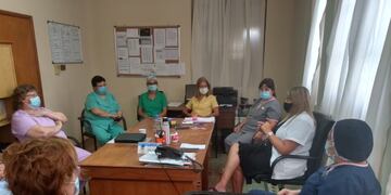 Jefes de Enfermería se reunieron con los directivos del Hospital Pirovano de Tres Arroyos