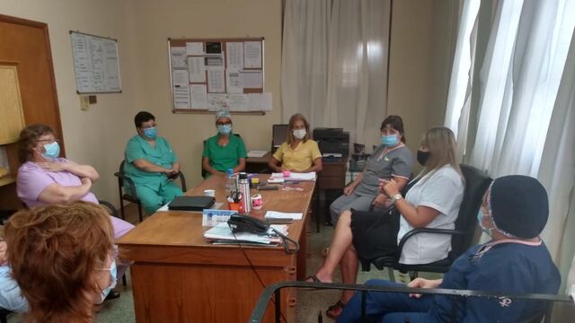 Jefes de Enfermería se reunieron con los directivos del Hospital Pirovano de Tres Arroyos
