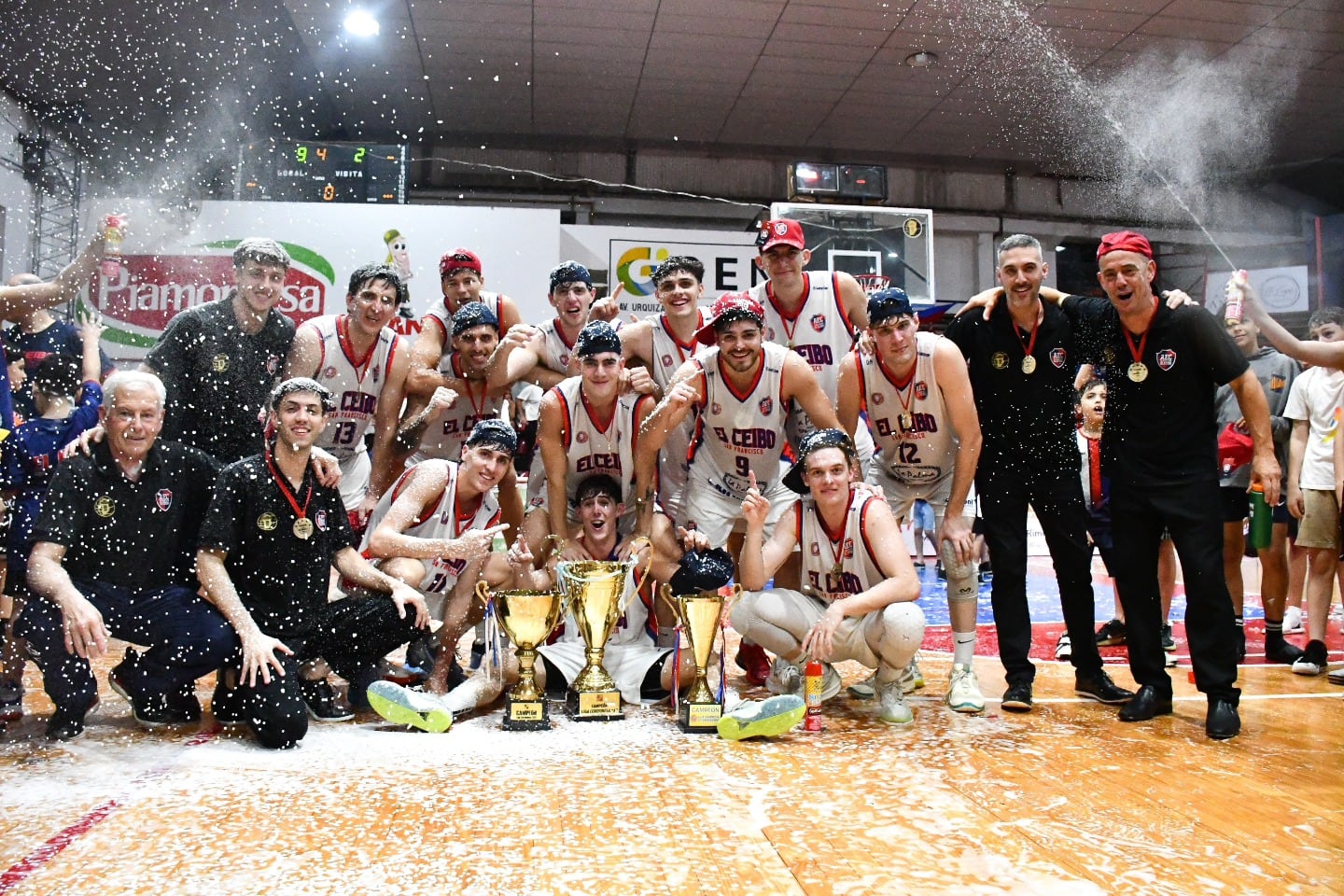 El Ceibo de San Francisco es el Campeón de la Liga Provincial A de Básquet