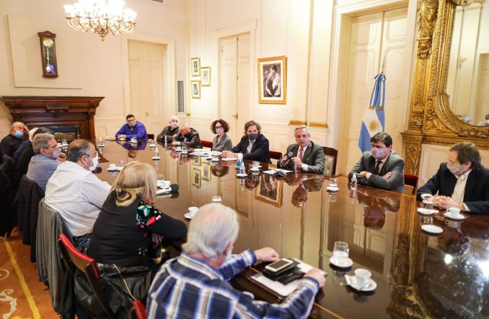 Elecciones 2021: de cara a las PASO, la CGT y Alberto Fernández ratificaron su alianza en la Casa Rosada