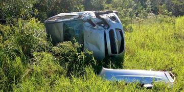 Andrade: una mujer despistó con su auto