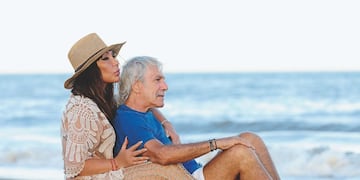 Moria Casán y Pato Galmarini.