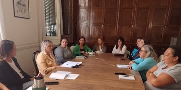 reunión mensual de la Mesa Intersectorial de Mujeres, Género y Diversidad