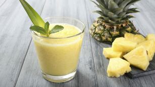 batido saludable de ananá