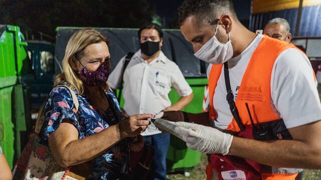 El Municipio controló el pase sanitario en fiestas.
