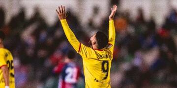 Va recobrando "intensidad", como él mismo dijo. Doblete del goleador.