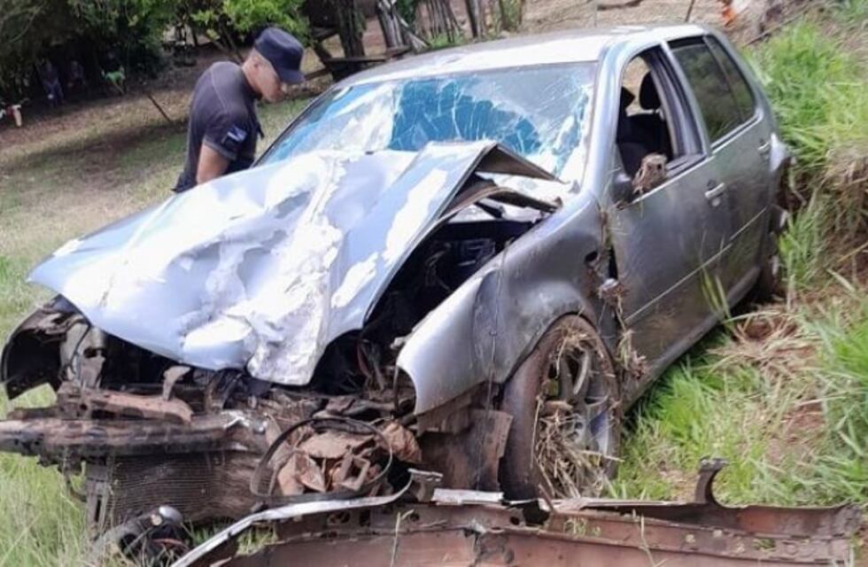 Un auto terminó despistando en Dos Hermanas