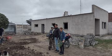 Cittadino recorrió la obra del Sum del Barrio Ranchos de Tres Arroyos
