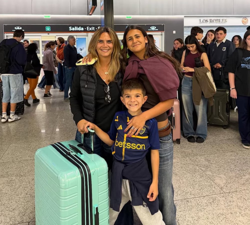 Amalia Granata junto a Uma y Roque