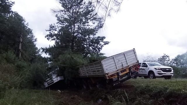 Accidente vial en Santo Pipó.