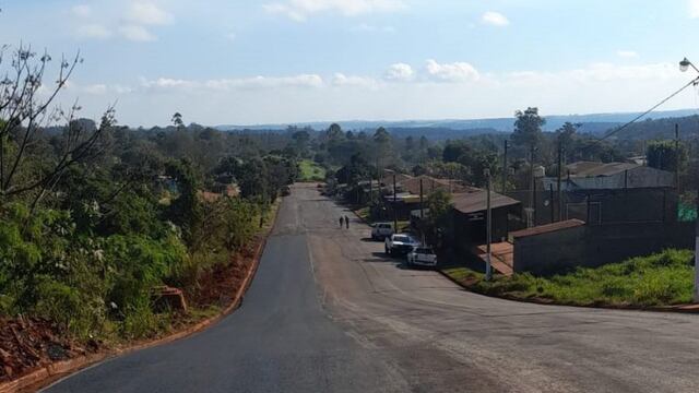 Avanzan las obras de asfaltado en Eldorado