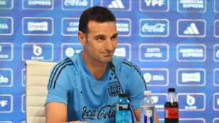Scaloni habló este lunes de la formación argentina para enfrentar a Brasil.